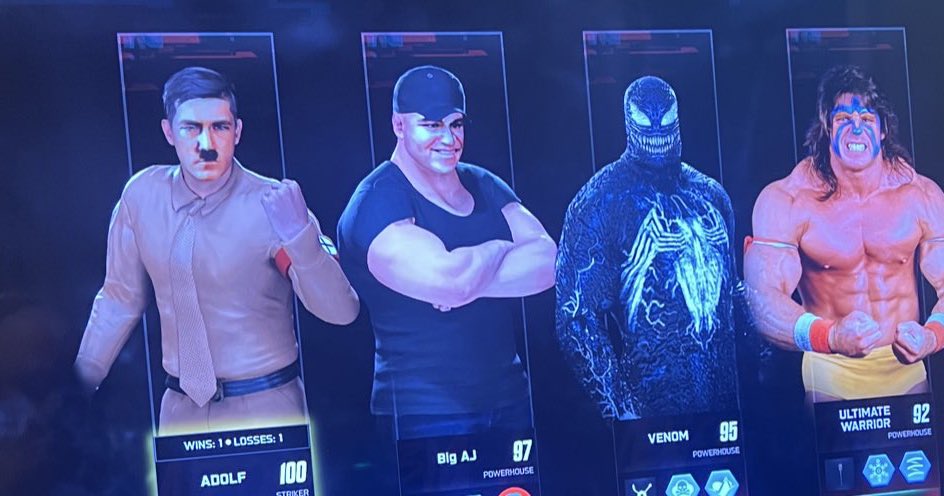 RIPCayenne's tweet image. Had to take out the usernames but Adolf is so OP in this game!