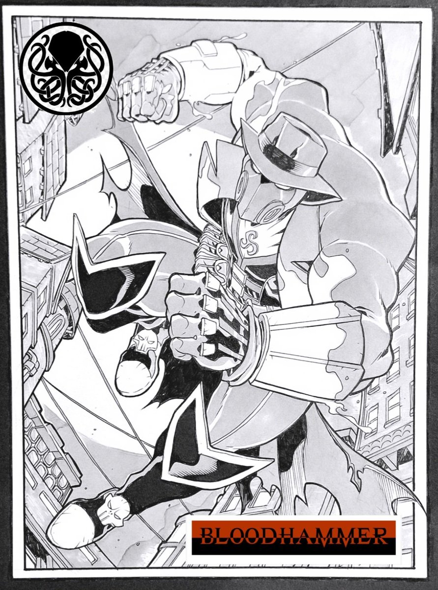 Blood Hammer is coming soon!!! ##bloodhammer #656comics #deadtreecomix #ozstudios #monsterhunter