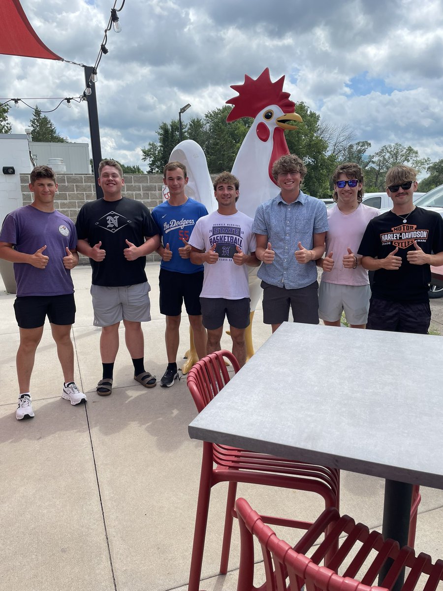 Annual Senior Lunch before postseason play starts!