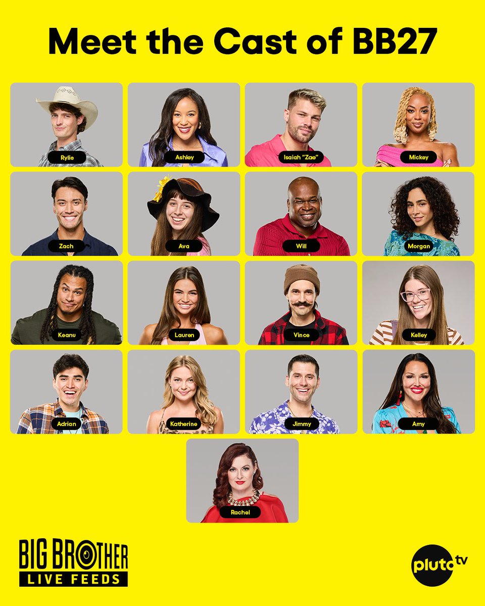 I present to you, the FULL cast of #BB27. 😉