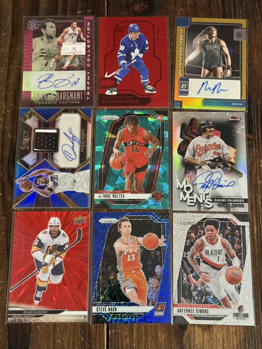 RRSC_14's tweet photo. #RRSCStacks25 β Blowout Edition
$4.50 BMWT
$1.00 PWE
Stacks $50.00+ Ship Free!
βββββββ
$15.00 Each
Offers are Welcome
β
Bargnanni - /5
Nylander - /100
Butch - /10
Agbaji - /49
Walter - /225
Nash - /35
Simons - Glitter
Hanifin - /25 https://t.co/KlFyMYFvBM