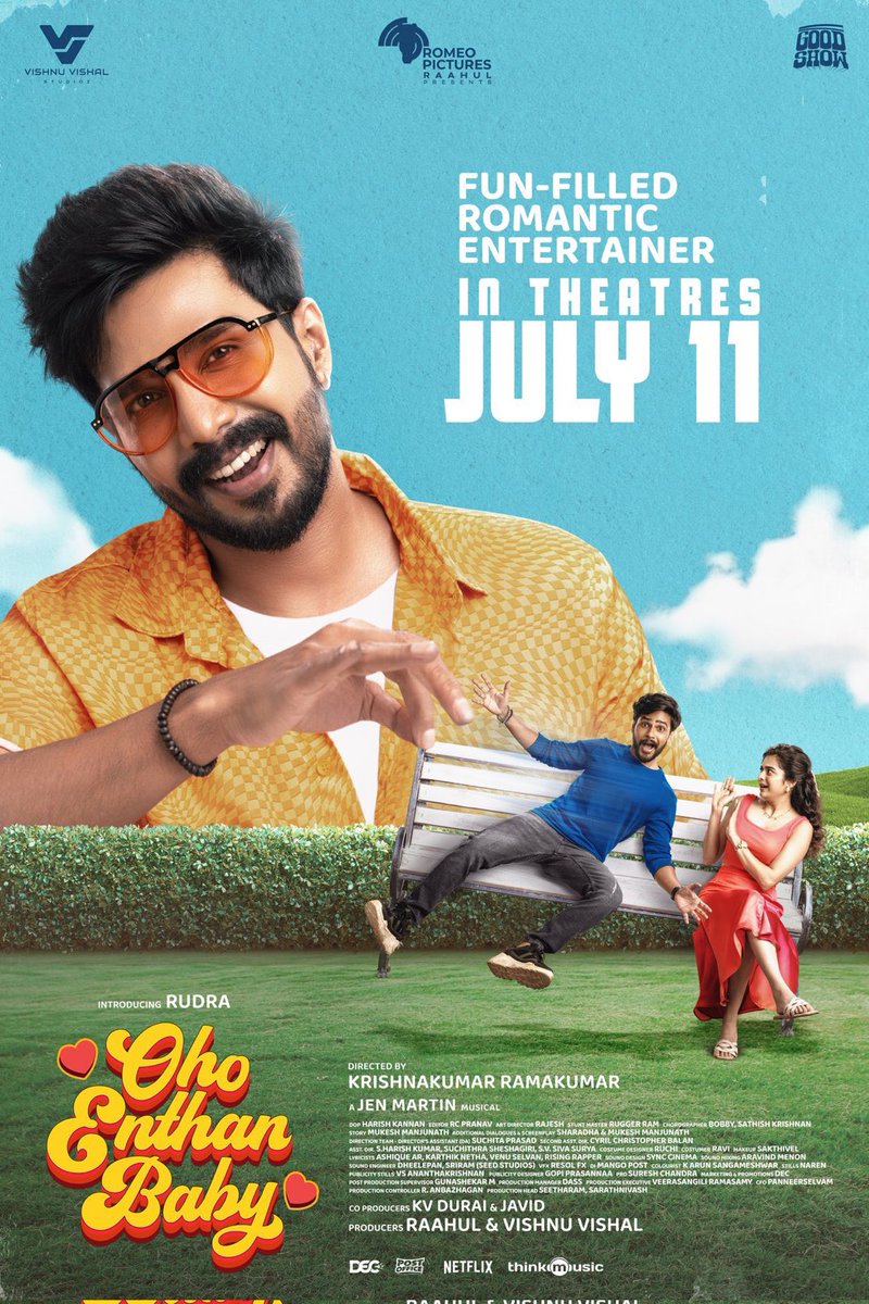Vasu Cinemas (@vasutheatre) on Twitter photo Welcome onboard to Kollywood Rudra Brother. Best wishes for your #OhoEnthanBaby .
<a href="/TheVishnuVishal/">VISHNU VISHAL - VV</a> Welcome onboard to Kollywood Rudra Brother. Best wishes for your #OhoEnthanBaby .
<a href="/TheVishnuVishal/">VISHNU VISHAL - VV</a>