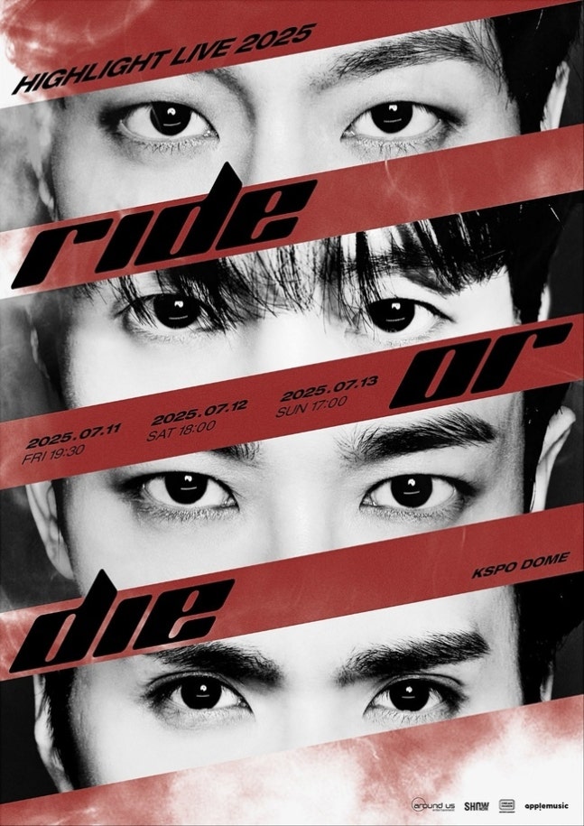 KpopHerald (@kpop_herald) on Twitter photo .<a href="/Highlight_AUent/">하이라이트(HIGHLIGHT)</a> is set to meet fans with its solo concert series, "RIDE OR DIE," running July 11–13 at Seoul’s KSPO DOME. Celebrating 16 years since debut, the group promises an epic setlist spanning its entire career, showcasing powerful live performances from #YOONDUJUN, .<a href="/Highlight_AUent/">하이라이트(HIGHLIGHT)</a> is set to meet fans with its solo concert series, "RIDE OR DIE," running July 11–13 at Seoul’s KSPO DOME. Celebrating 16 years since debut, the group promises an epic setlist spanning its entire career, showcasing powerful live performances from #YOONDUJUN,