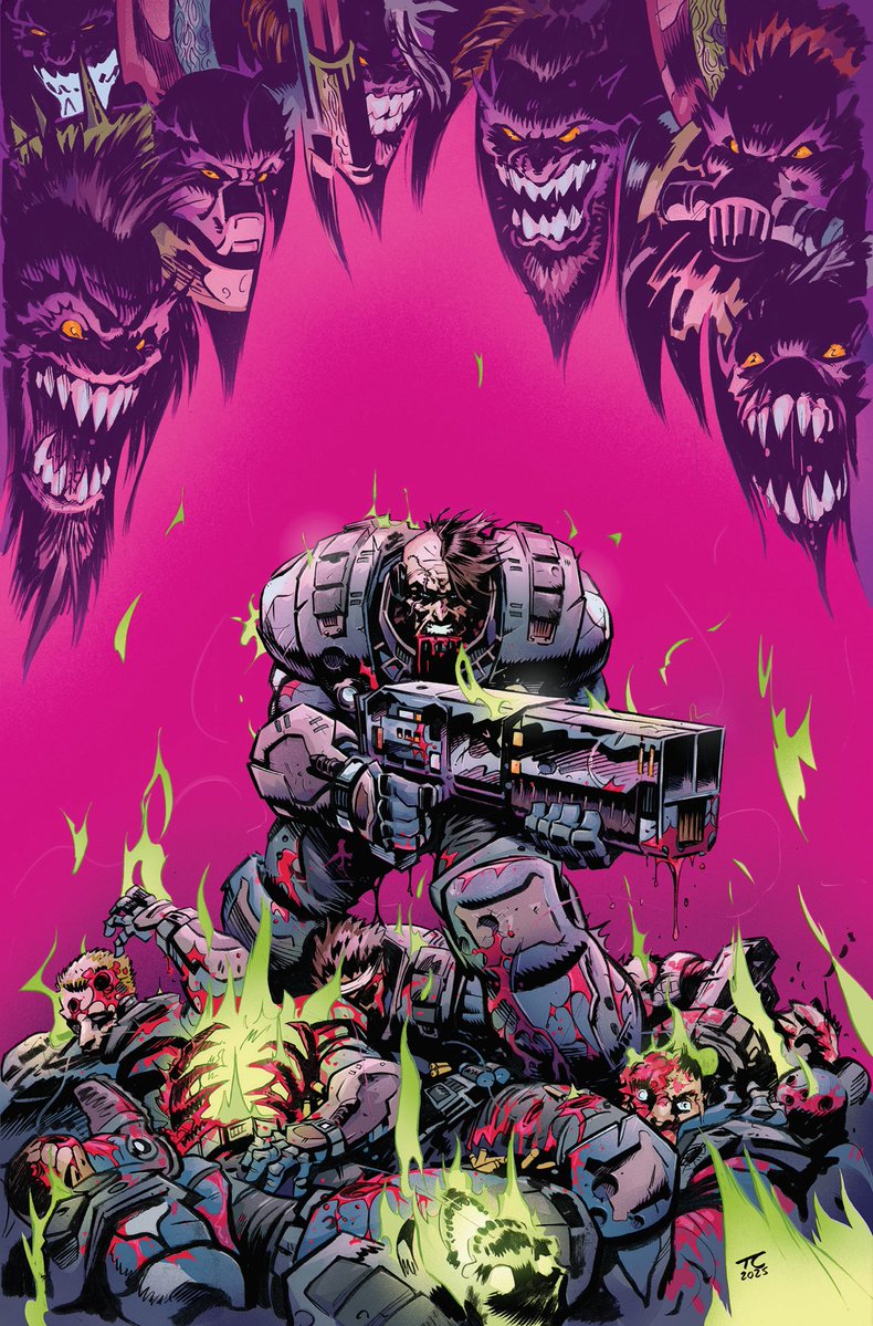 TCannonComics's tweet image. New cover for @badideahello ‘s Planet Death. Exclusive to @BorderlandsCG