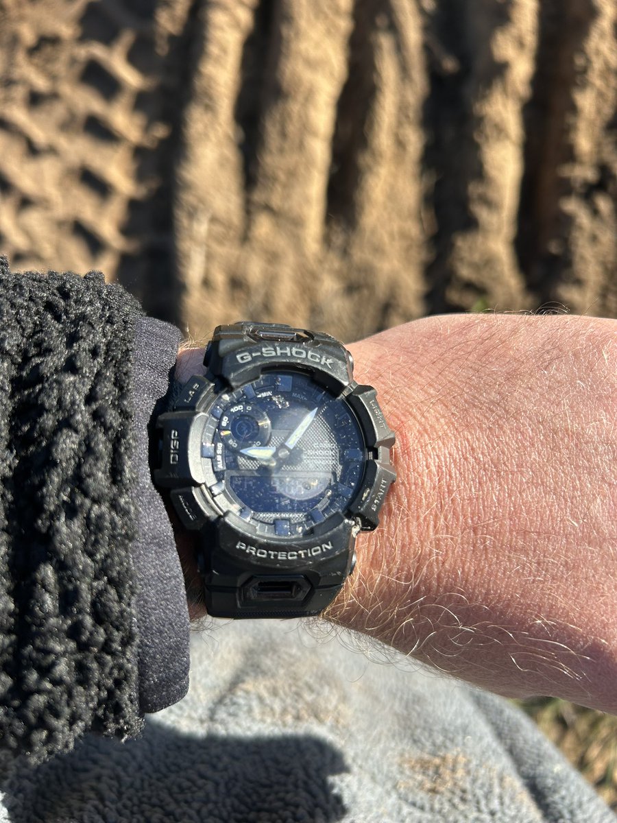 You know it’s cold when the G-Shock is feeling it