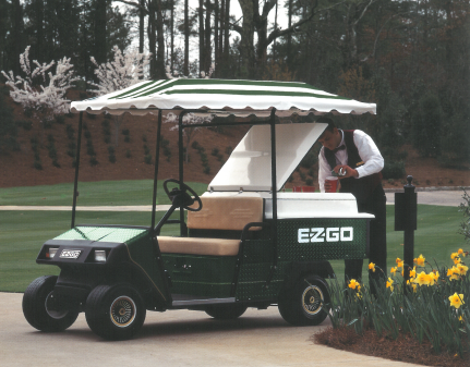 EZGOvehicles's tweet photo. Tomorrow's for the collectors, but today we throw it back. 

Original E-Z-GOs that still shine decades later. 

#EZGO #ItsGoodtoGO https://t.co/dXprY4q0na