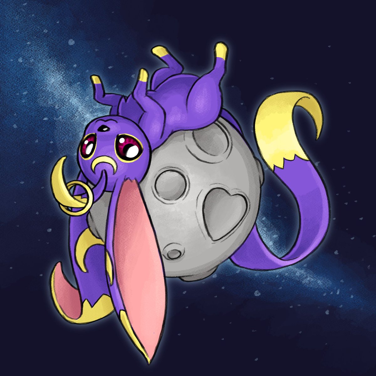 FossilFace_MH's tweet image. Sixth attack of #artfight2025 goes to @ziodynes098!!!
Featuring their character, Twilight!
I might as well be fighting for team Stardust with all of my space themed attacks!