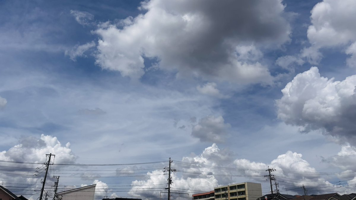 予報通りの曇りではないよ
晴れ☀️て暑いですから🙆‍♂️