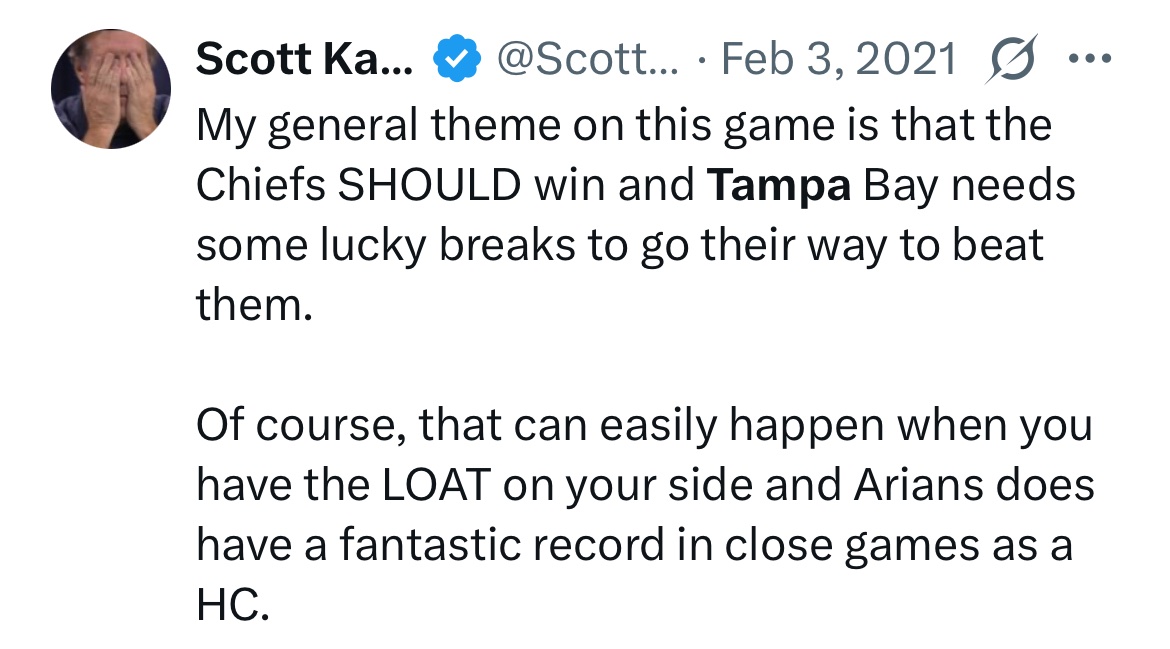 TRrbLTMbRDyTKS's tweet image. Scott brings up OL issues almost every day now but never mentioned OL issues in February 2021 before the SB