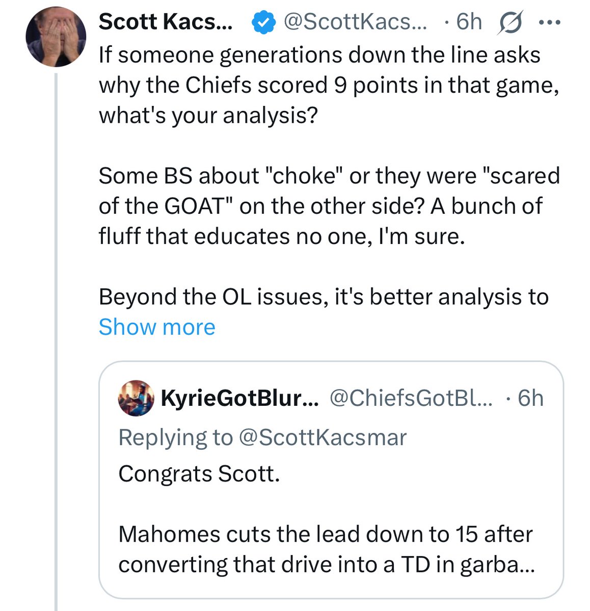 TRrbLTMbRDyTKS's tweet image. Scott brings up OL issues almost every day now but never mentioned OL issues in February 2021 before the SB