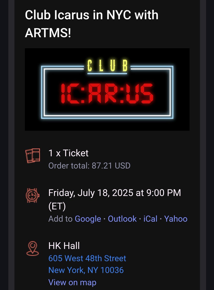 Clubbin' with the GOATS 🖤🙏🏿
#ARTMS
#Club_Icarus
#Club_Icarus_In_NYC