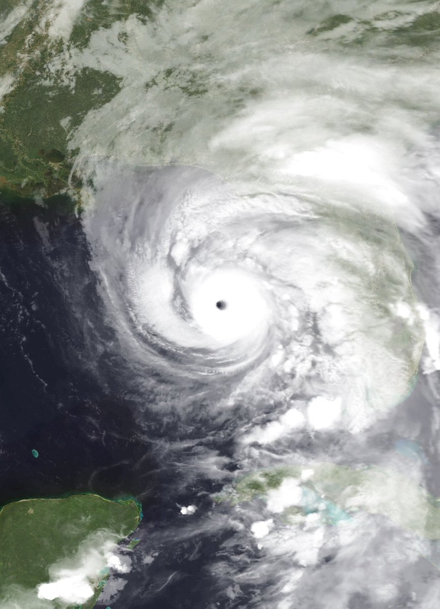 FerragamoWx's tweet image. 20 years ago, Hurricane DENNIS makes landfall along the Florida Panhandle as a 120 mph Category 3.
It was the strongest pre-August hurricane ever observed in the Atlantic until surpassed by EMILY a week later — a testament to how intense the 2005 season was.
