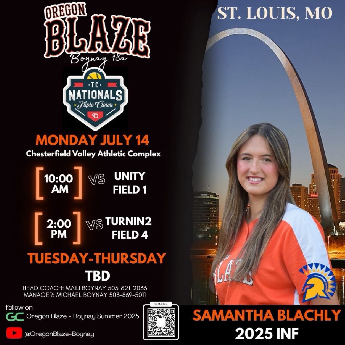 Samblachly19's tweet photo. First day of schedules came out for TC Nationals. Super exited to spend this time with my team and compete! 

@CoachAaronMoore @T_GILS33 @OregonBlaze https://t.co/aMmZpOtjSE