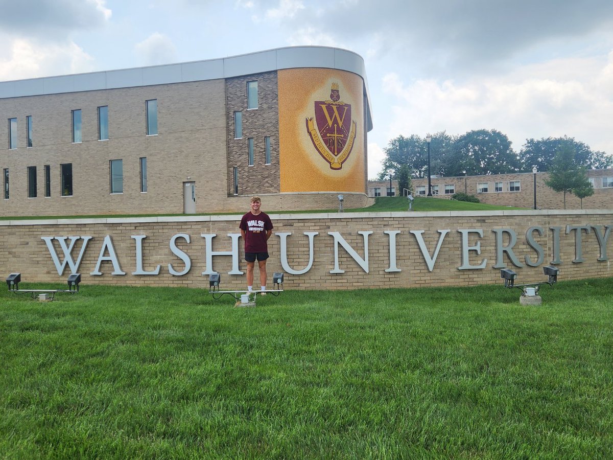 Had a great visit <a href="/WalshUniversity/">Walsh University</a>. Thank you coach Herstine, I look forward to coming back to campus!