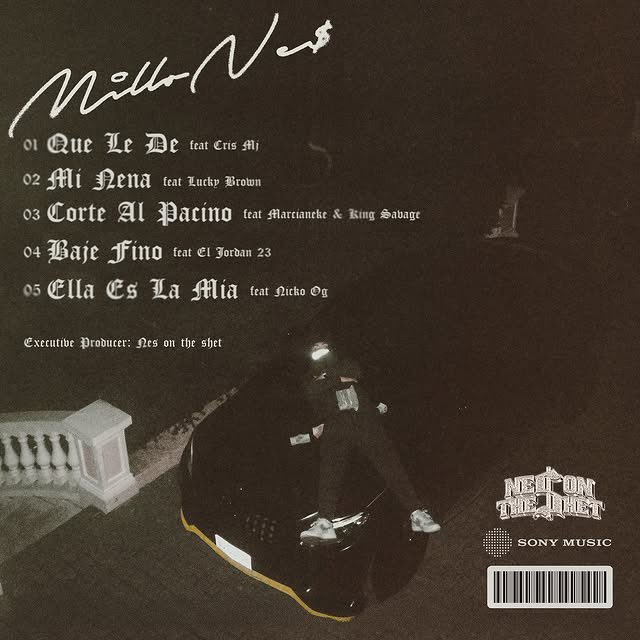 CrisMJCharts_'s tweet photo. MilloNES update:

Así el debut de NES en su álbum estrenado hoy “ MilloNES”.

Con ya una canción lanzada en colaboración con Cris MJ x NES

actualmente con más de 67,611,090 M de reproducciones. https://t.co/ptns7QfrrP