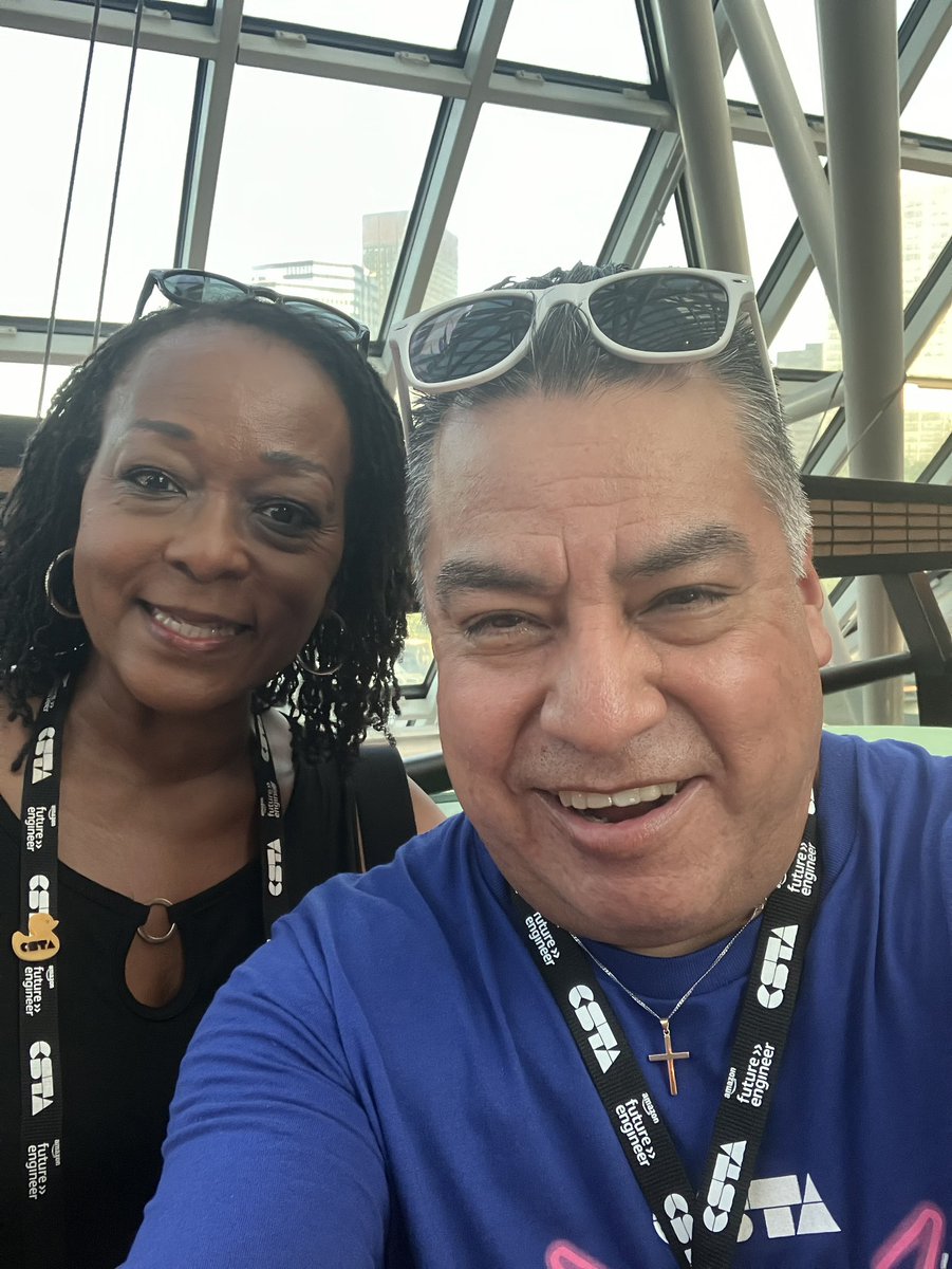 javierfaguilar's tweet photo. Nice to see our good friends  chapter members of @csteachersorg at 
#CSTA2025Rocks #CSTA2025
@efwmaschool @dfwcsta
#networking #learning #teamwork #equity #diversity #curiosity #confidence #CSforGood #creativity #AFEteacher #ITeachCS #ITeachCybersecurity #cybersecurityteacher https://t.co/7vjhTYSnk1