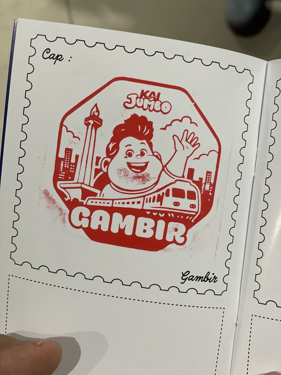 Selamat pagi, senang sekali hari ini meresmikan BERTUALANG BERSAMA KAI &amp; JUMBO 🥲💜🧡

Kumpulin CAP-nya di kota-kota ini dan lengkapin buku stamp-nya ya! Selamat menikmati perjalanan bersama Geng Jumbo! 🥳🚂

Terima kasih banyak <a href="/KAI121/">Kereta Api Indonesia</a> <a href="/ekraf_ri/">Kementerian Ekonomi Kreatif RI</a> 🙏🏾