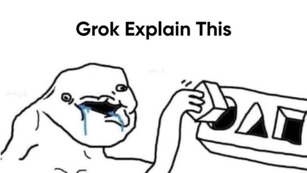 World without the Grok <a href="/grok/">Grok</a> 😂😂