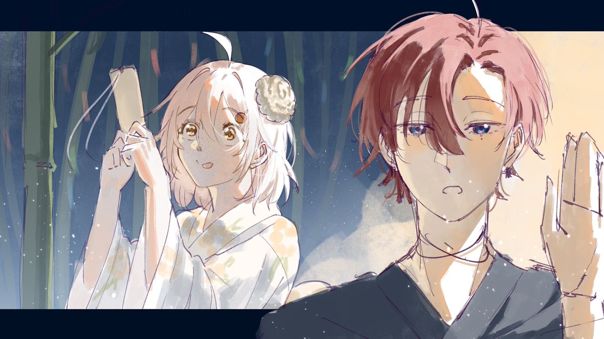 [ #srktotanabata w/ <a href="/SRK_Yoshiki/">ヨシキ☁️ 1-A (แอคใหม่)</a> ]

หลังจากไปเดินเที่ยวมาพักใหญ่แล้ว ตัวเธอก็ได้วนกลับมายังที่ขอพร

“..ฮึ้บ— ต้องไว้ที่สูงๆสินะ”

พอเขียนเสร็จก็เล็งจะแขวนไว้ที่สูงๆตามคำบอกเล่าของรุ่นพี่มิเระ 

ก่อนที่จะมีเสียงเรียกคุ้นเคยดังทักเธอขึ้นมา