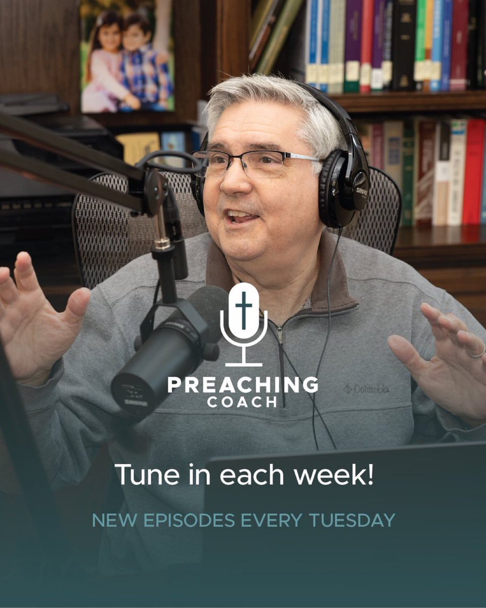 preaching_coach's tweet image. Follow the Preaching Coach Podcast with Dr. David Allen and never miss an episode!
👉 Available on all major podcast platforms
👉 Check out the podcast archives for great resources on a wide range of preaching and ministry subjects
👉 What topics would you like to hear covered…