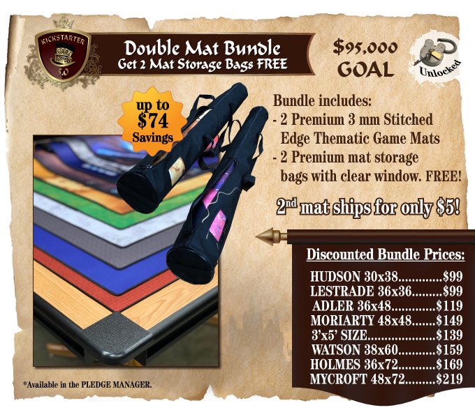 GameToppersLLC's tweet image. It’s the last 18 hours! 20stretch goals unlocked full of savings. @GameToppersLLC #kickstarter #gametables #gamemats Don’t miss out on the savings!
kickstarter.com/projects/burky…
