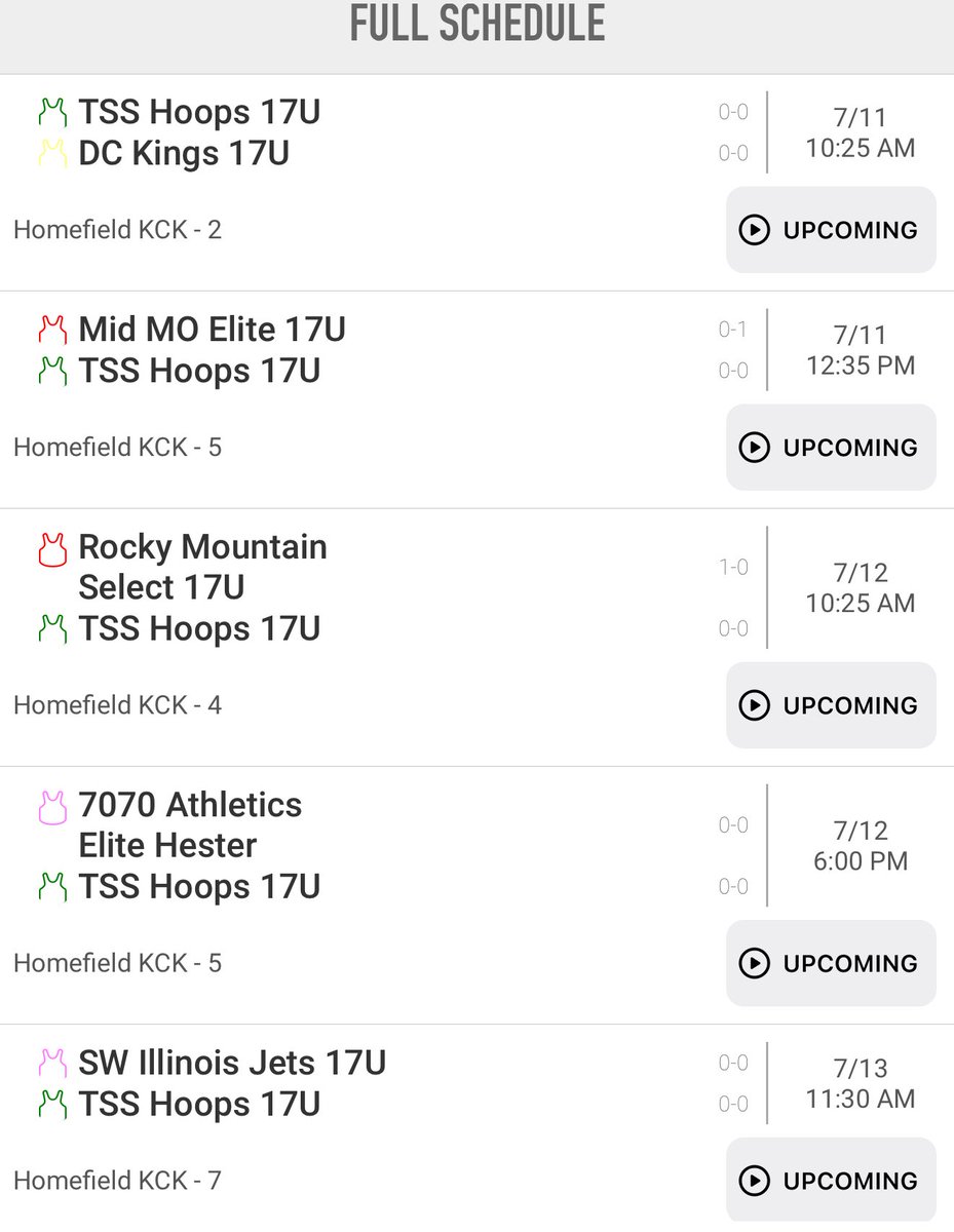 17U schedule <a href="/RL_Hoops/">RecruitLook Hoops</a> KC Live this weekend!