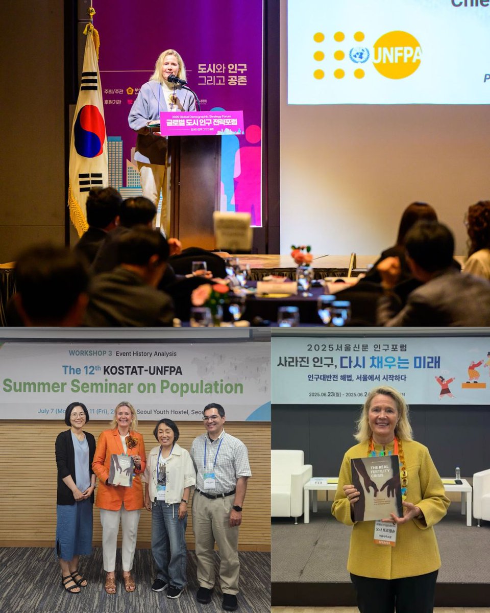 UNFPASeoul's tweet image. Today is the #WPD themed “empowering young people to create the families they want in a fair and hopeful world.” @UNFPA continues a relentless engagement in #RoK for #reproductive #agency. See the statement by @UNFPA Executive Director Dr. Natalia Kanem: bit.ly/4llF2cf