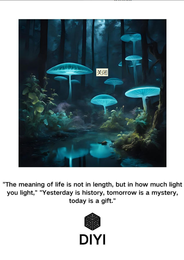 DiyiGlobal's tweet photo. The meaning of life is not in length, but in how much light you light," "Yesterday is history, tomorrow is a mystery, today is a gift. #DIYI https://t.co/I3DVP4NC73