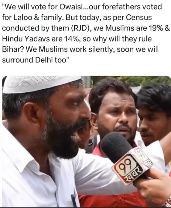 iOmKumar03's tweet image. Demography is Destiny! Stop this Sabka Saath Sabka Vikas shit immediately!
@BJP4India @BJP4Bihar