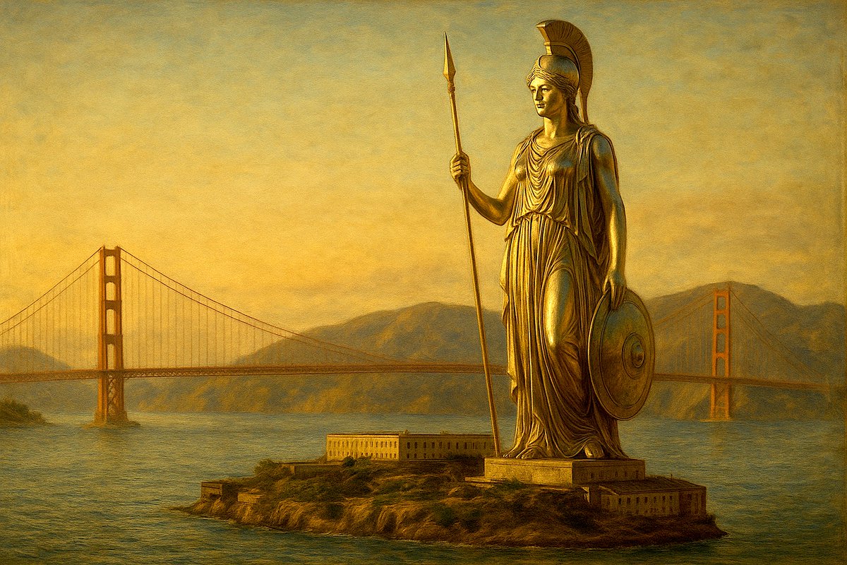 AtelierMissor_'s tweet image. So many people ask us to build a statue on Alcatraz Island...
Could Athena be the goddess of San Francisco?
We could do it for the 250th anniversary of the USA!
Let’s do this!