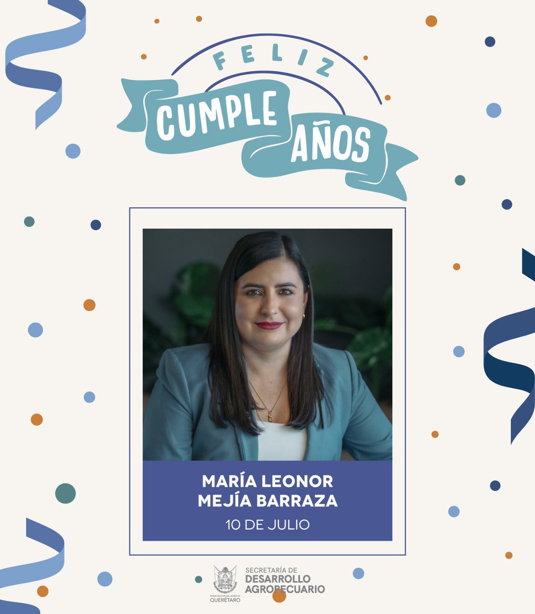 Feliz cumpleaños Diputada <a href="/LeonorMejia/">Leonor Mejía</a> , que este día lo celebres con el cariño de tus seres queridos, te mando un fuerte abrazo. 🎂🎉