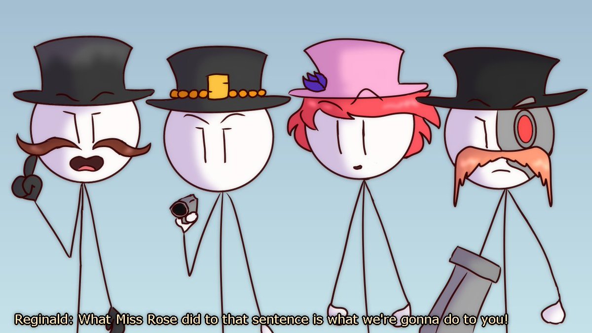 FlamingRedAnon's tweet image. Been rewatching Xiaolin Showdown while doing Art Fights and got inspired.
#thsc #doodle #comic #henrystickmin #ellierose #reginaldcopperbottom #righthandman