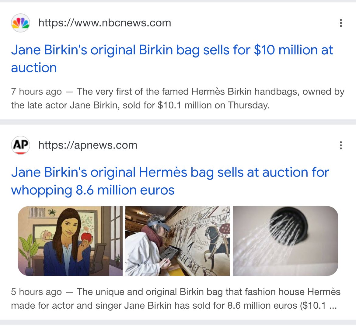 GeoOnchain's tweet image. The First Birkin bag just sold for 10
Million dollars. There will always be interest in the first assets of recognizable brands or innovative products.
Now apply this to blockchain.
The easiest and safest investment thesis in blockchain imo.
Buy old shit with provenance📜