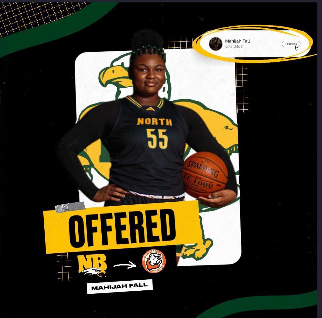 NBHS Lady Eagle Basketball (@nbladyeagles) on Twitter photo Congratulations to <a href="/FallM08/">Mahijah Fall</a> on receiving her second college offer to play at the next level. #Eaglepride Congratulations to <a href="/FallM08/">Mahijah Fall</a> on receiving her second college offer to play at the next level. #Eaglepride
