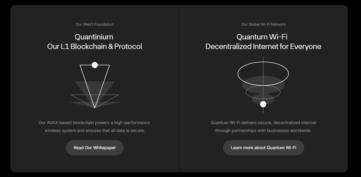 nvmas_'s tweet photo. ๐ก Quantinium is launching soon! Discover, share & earn from nearby WiโFi. Seamless connection โ join the global #DePIN network.
๐ Sign up early at https://t.co/E46YNBKlh3
#Quantinium #WiFi4All #DePIN #StayConnected https://t.co/ThXVcHTWEr