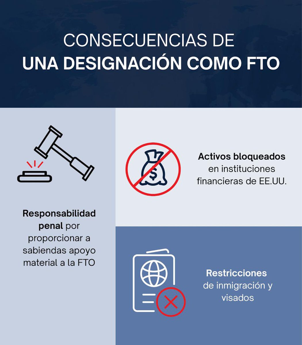 usembassyguate's tweet image. Estamos siempre atentos a las actividades de las organizaciones criminales transnacionales y las evaluamos para su designación. ¡No hay forma de escapar a la justicia! Las designaciones que hace el gobierno de los Estados Unidos de organizaciones terroristas extranjeras y…