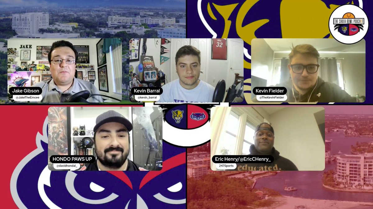 Tomorrow <a href="/ShulaBowlPod/">The Shula Bowl Podcast</a> 

#FIU #PawsUp