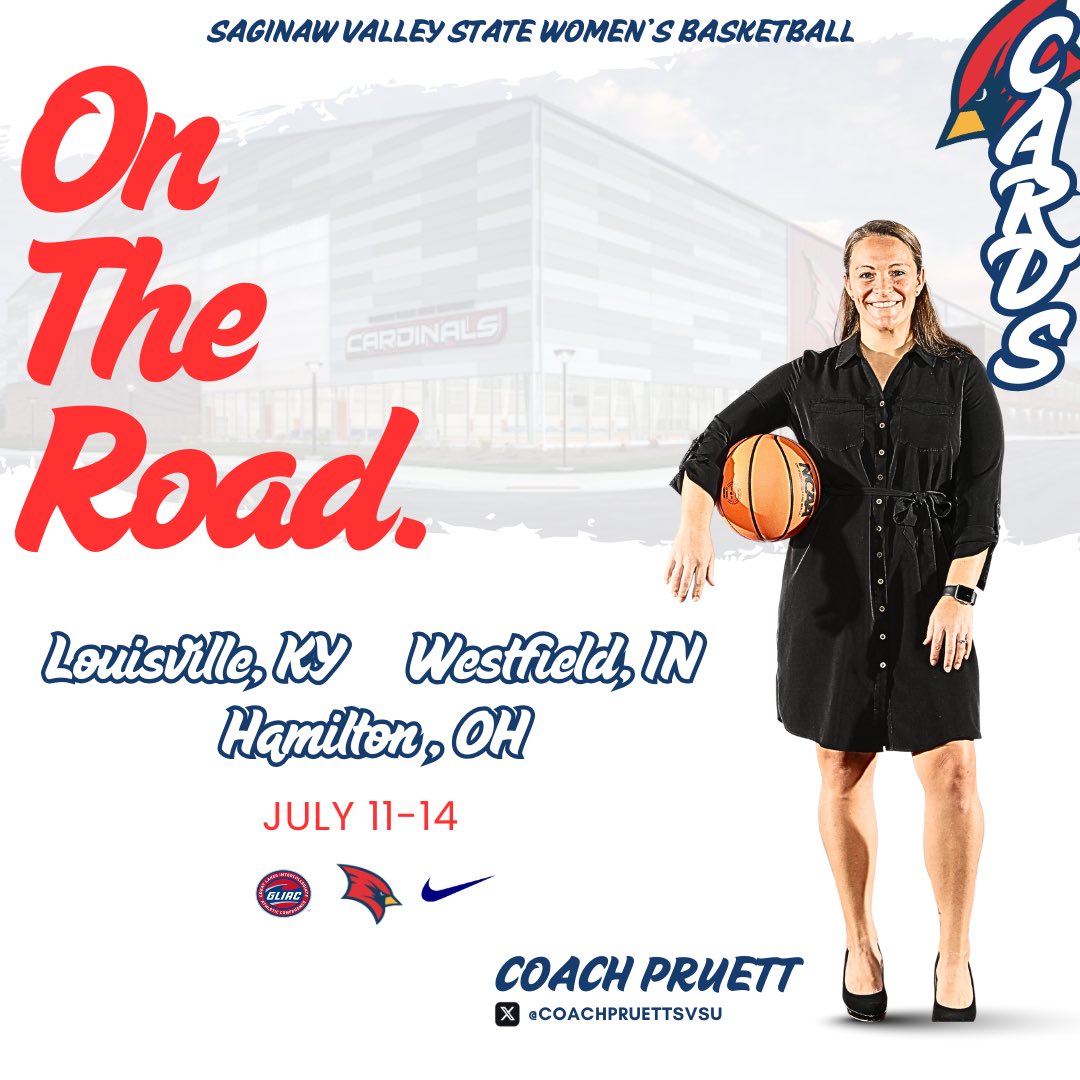 svsuwbb's tweet image. Coach @CoachPruettSVSU will be searching for future Cardinals this weekend in Kentucky, Indiana and Ohio!
📍 Louisville, KY
📍 Westfield, IN
📍 Hamilton, OH
#GoCards | #LIFT