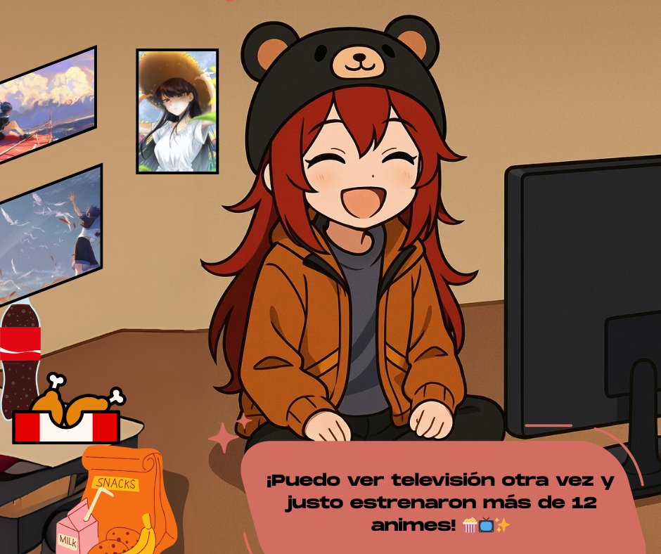 Dunkel_VT's tweet photo. Me dan permiso de ver tele y el universo responde con 12 animes nuevos. Gracias por tanto. #modootakuon #recuperaciónépica #VTuberEs https://t.co/TQQK1zJS5D