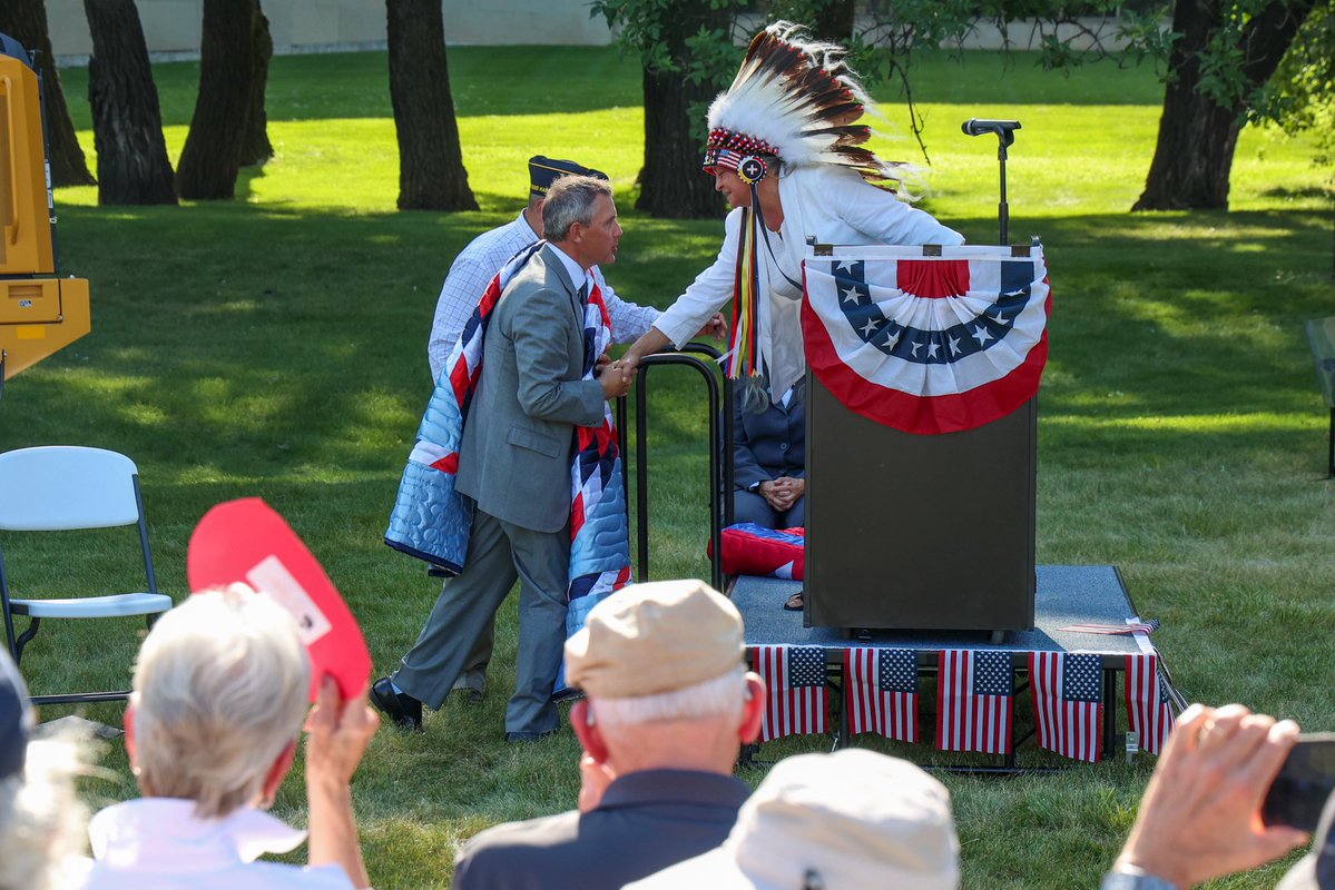 GovArmstrong's tweet image. We’re committed to making North Dakota the most military-friendly state in the country, and the ground breaking of the Military Gallery at the North Dakota Heritage Center marks another significant step toward that goal. It’s about honoring our rich military history and the…