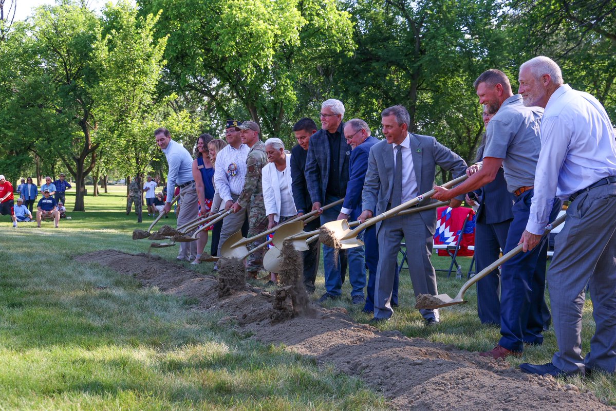 GovArmstrong's tweet image. We’re committed to making North Dakota the most military-friendly state in the country, and the ground breaking of the Military Gallery at the North Dakota Heritage Center marks another significant step toward that goal. It’s about honoring our rich military history and the…