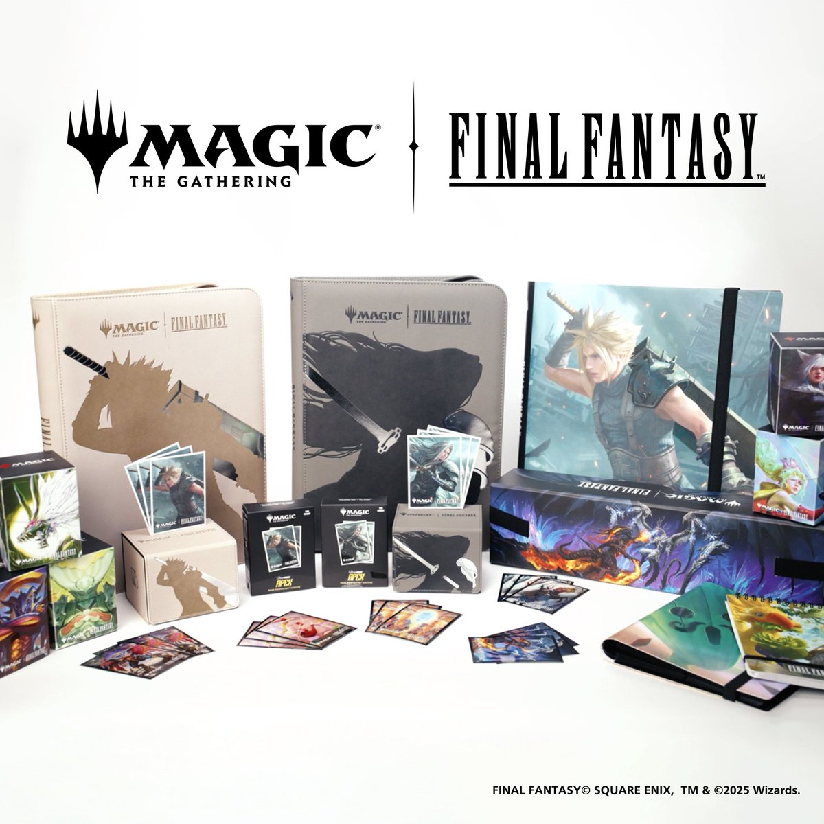 UltraProIntl's tweet image. If you want to cast the highest level Protect magic for your Magic: The Gathering®—FINAL FANTASY™ cards and tabletop, look no further! ✨🛡️ Ultra PRO’s APEX Deck Protector™ Sleeves, Premium Alcove Edge Deck Box®, 9-Pocket Premium Zippered PRO-Binder®, Holofoil®, and…