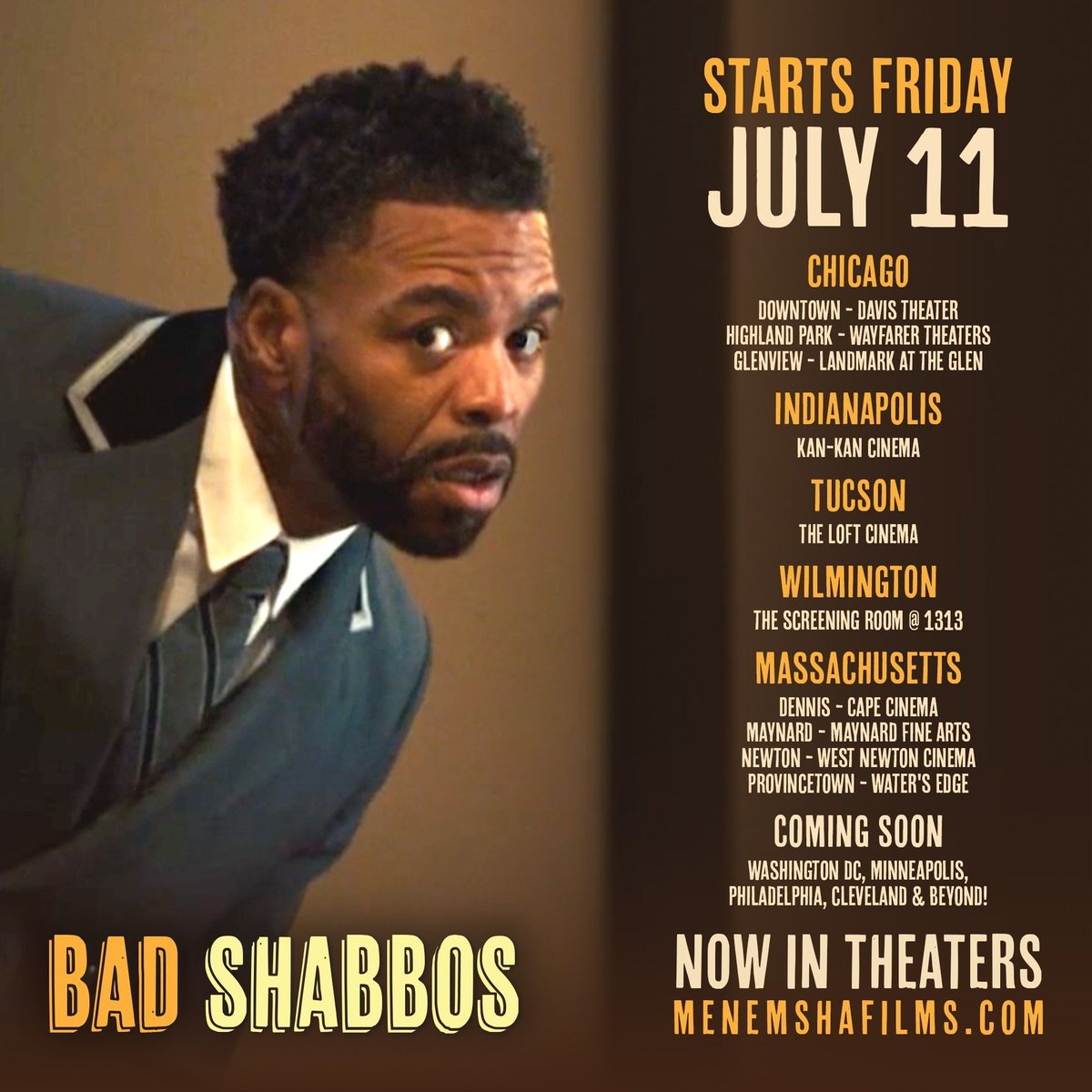 Set the Shabbat timer because BAD SHABBOS is coming to theaters in Chicago tomorrow 7/11! Check here or link in bio for tickets to a screening near you menemshafilms.com