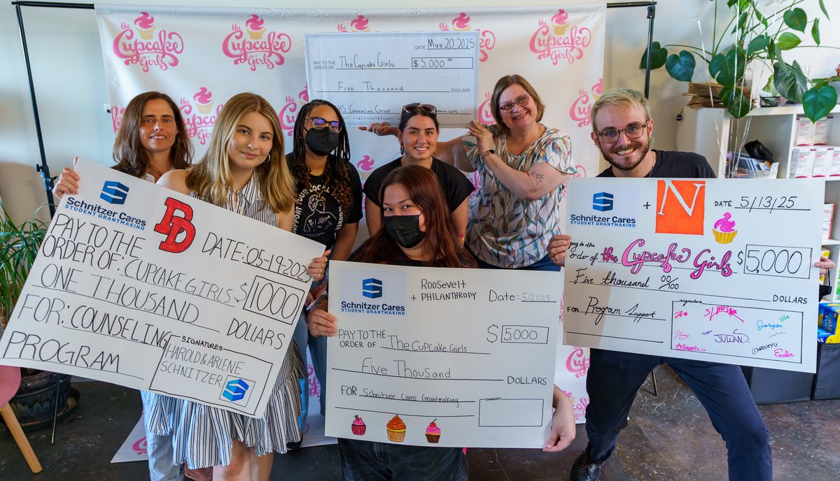 We’re beyond grateful to have been included in this year’s Schnitzer Cares Celebration. 

Special shoutouts to:
 💛 Roosevelt High School Philanthropy Class 
 💜 David Douglas High School Student Council 
 💚 Northwest Academy 
 ❤️ Tualatin High School