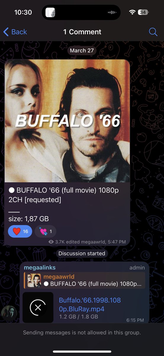mindaidee's tweet image. the passenger buffalo ‘66 edit incoming. it’s time