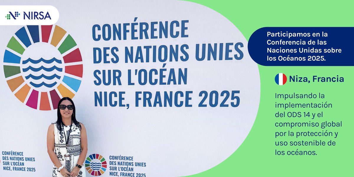 Creemos que el futuro del planeta depende de lo que hagamos hoy. Participamos en la Conferencia de las Naciones Unidas sobre los Océanos 2025, un espacio clave para trazar soluciones sostenibles que protejan la salud de los océanos y promuevan el uso responsable de sus recursos.