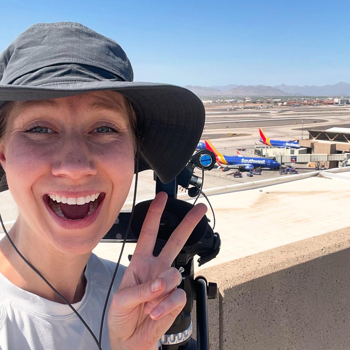 Today marks 2 years at CBS News! The face says it all! How am I celebrating, you ask? With an Evening News live shot in 114-degree Phoenix heat! From the heat to the cold, the tragic breaking news to the feel-good features, it’s been a wild ride and I’m loving it.