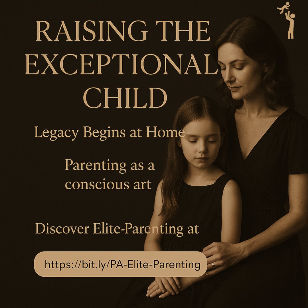ParentingAbsol1's tweet image. #Legacy begins at home. #parenting as a conscious  art. More than a #Coursework, Raising the exceptional  Child is a #Philosophy, one that #celebrate(s) #mindful  #presence, #character over conformity, #Empathy over  entitlement. #discover elite parent at parentingabsolute.com/mastery-vault/…