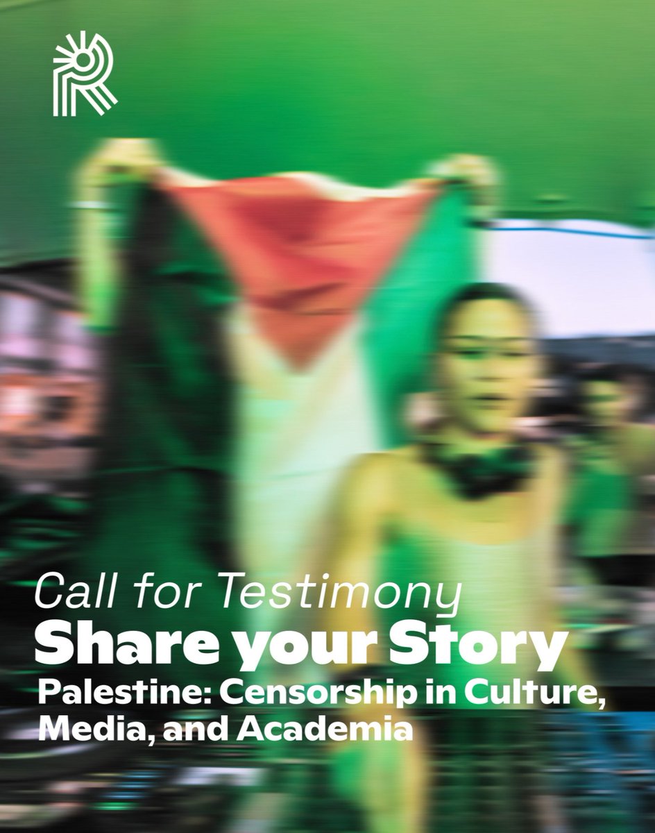 simonjcoates's tweet image. European arts network Reset! is collecting testimonies from individuals and organisations - from the cultural, media and academic world - who have faced censorship, intimidation or other forms of pressure for expressing support for Palestine. More here > reset-network.eu/call-for-testi…