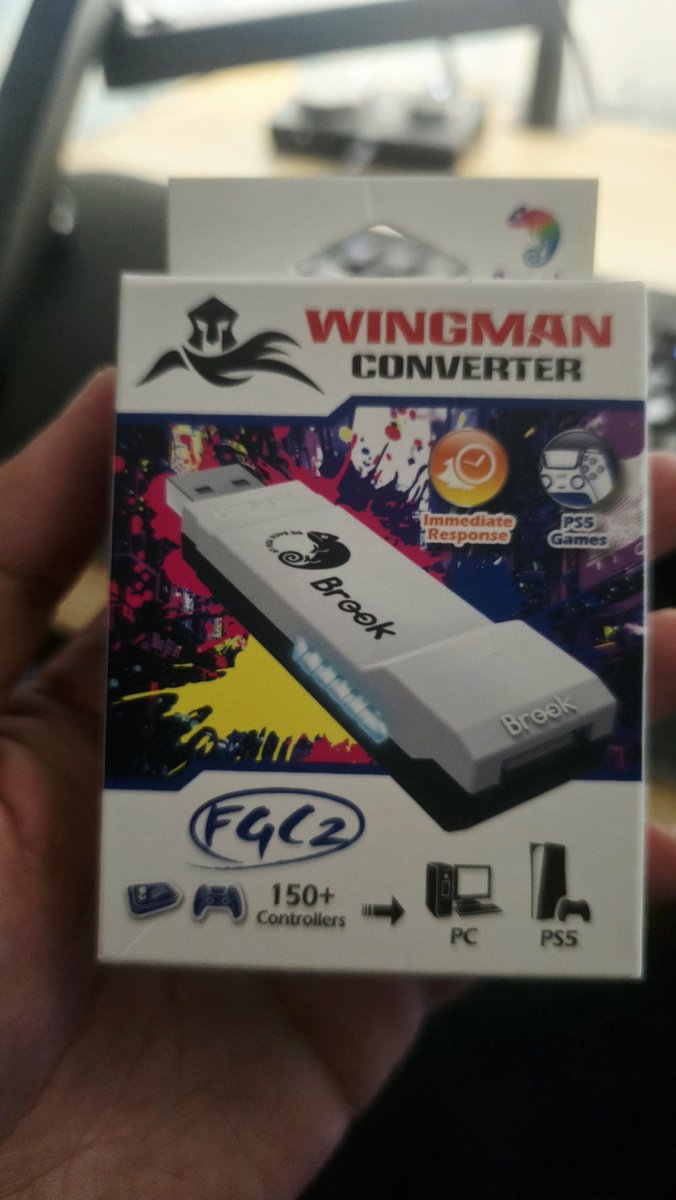 byJoka's tweet image. Thanks to @brookgamingfans for sending me a Wingman FGC 2 converter. Excited to try this out so I can compare it to the first edition and give my thoughts since I still use a Dualshock 4 😁